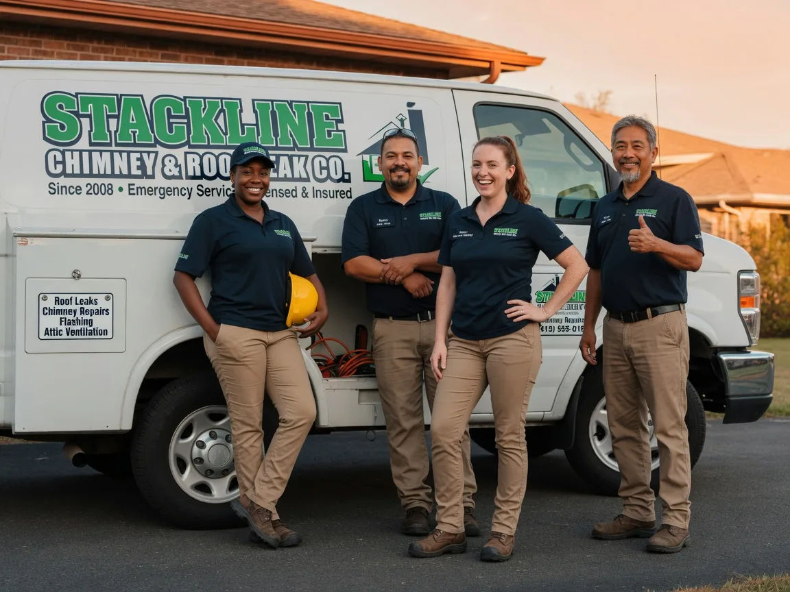 Chimney flashing repair company in Wayne, ME